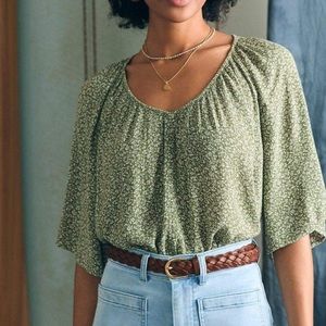 NWT Faherty Brand Amira Top